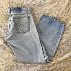 Vintage orange tab Levi’s 14” flat waist